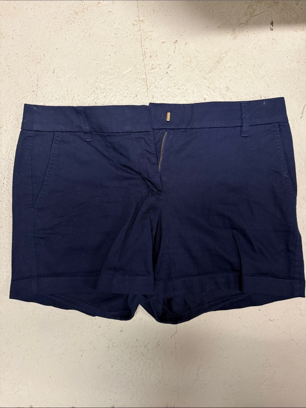 Classic Navy Women's Cotton Blend Shorts